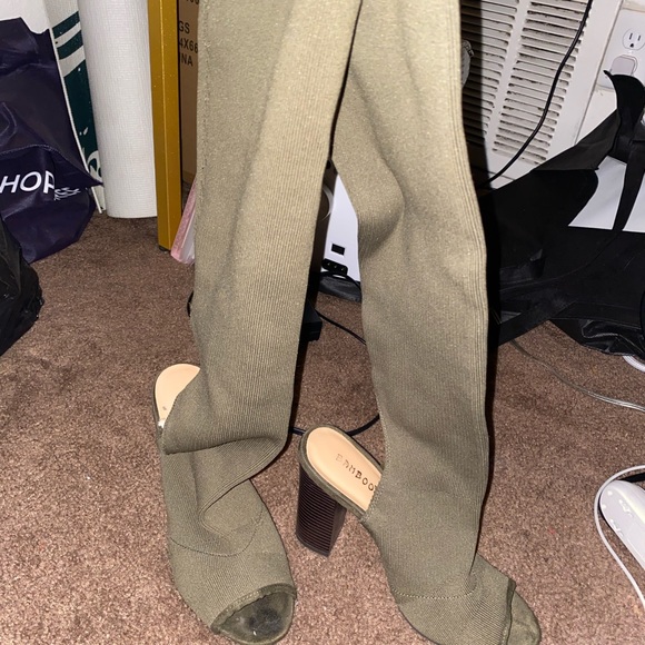 Long heels with fabric leg - Picture 3 of 4